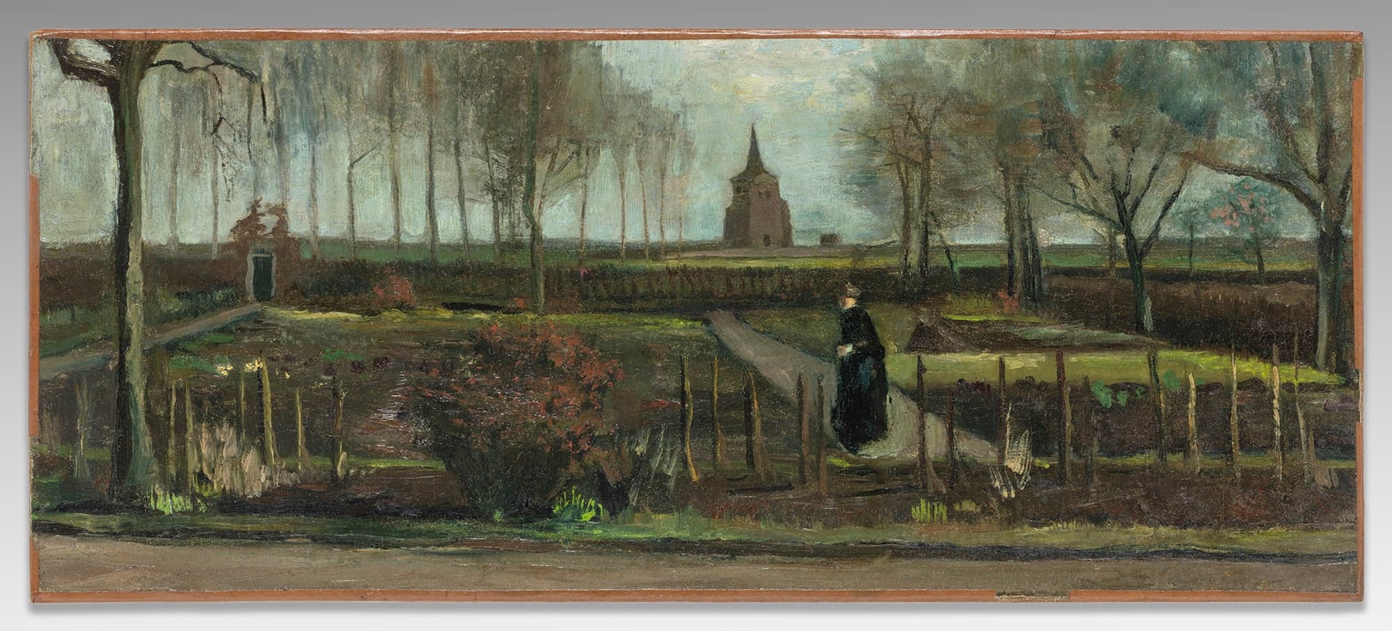 Lentetuin, de pastorietuin te Nuenen in het voorjaar