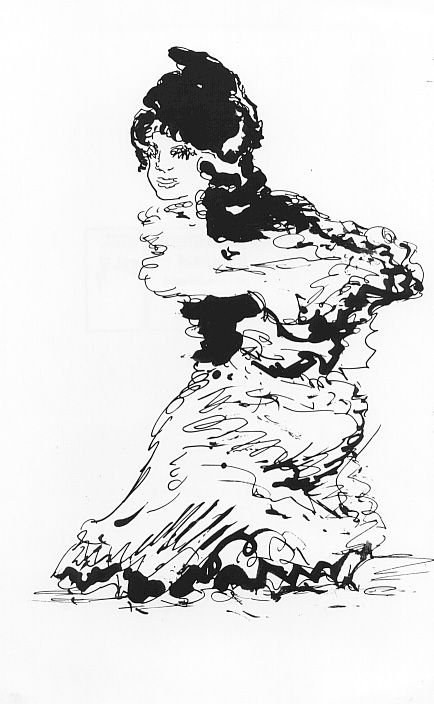 Hendrik de Vries, Spanish dancer, Collectie Stichting De Ploeg