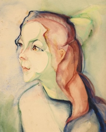 Alida Pott, Girl with long red hair
