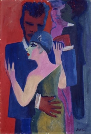 Jan Wiegers, Dancing couple, Collectie Stichting De Ploeg