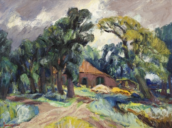 Jannes de Vries, Farmhouse Westerwolde (1960), Collectie Stichting De Ploeg